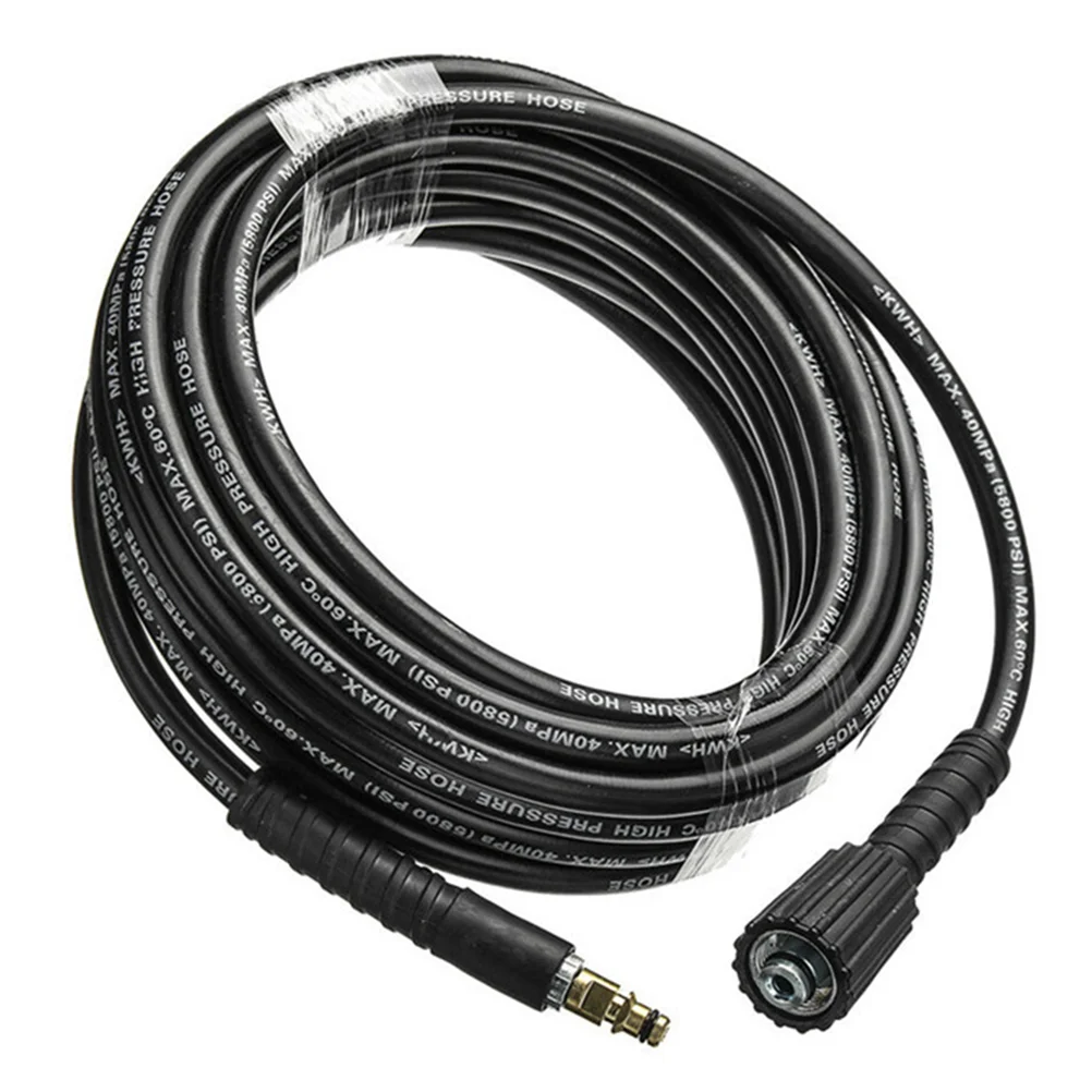 6m Plastic Washing Machine Hose High Pressure Car Washing Pipe Water Heater Hose for K2 K3 K4 K5 Car Cleaning Washer (Black)
6m Plastic Washing Machine Hose High Pressure Car Washing Pipe Water Heater Hose for K2 K3 K4 K5 Car Cleaning Washer (Black)