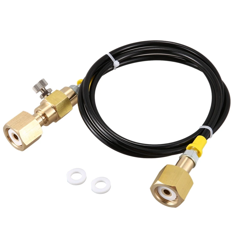 O2 Tank Refill Station Charging Adaptor Transfer With 1.5M 5Ft Hose W21.8-14 To W21.8-14(DIN 477)
O2 Tank Refill Station Charging Adaptor Transfer With 1.5M 5Ft Hose W21.8-14 To W21.8-14(DIN 477)