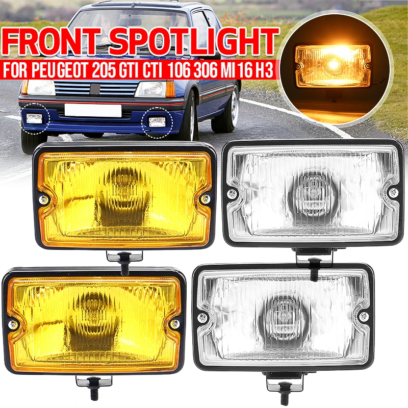 2PCS For PEUGEOT 205 GTI CTI 106 306 Mi16 H3 Car Front Fog Light DRL LED Driving Lamp Spotlight Spotlamp
2PCS For PEUGEOT 205 GTI CTI 106 306 Mi16 H3 Car Front Fog Light DRL LED Driving Lamp Spotlight Spotlamp