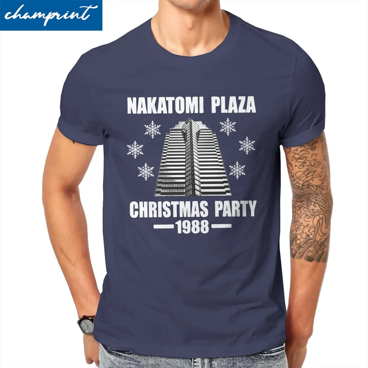 Nakatomi Plaza Christmas Party 1988 T-Shirts Men Die Hard Leisure 100% Cotton Tees O Neck Short Sleeve T Shirt Plus Size Clothes
Nakatomi Plaza Christmas Party 1988 T-Shirts Men Die Hard Leisure 100% Cotton Tees O Neck Short Sleeve T Shirt Plus Size Clothes