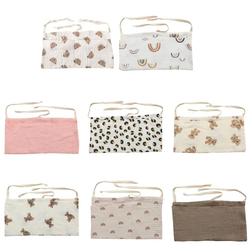 Baby Bedside Hanging Storage Bag Double Layer Cotton Pockets for Stroller Diaper Toy Tissue Multipurpose 
Baby Bedside Hanging Storage Bag Double Layer Cotton Pockets for Stroller Diaper Toy Tissue Multipurpose