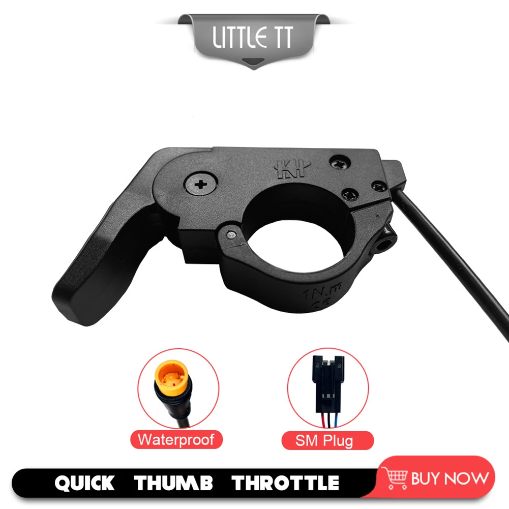 Electric Bicycle E-Bike Left Right Universal Thumb Throttle Speed Control 24-72V For Standard 22.2mm Diameter Handlebars
Electric Bicycle E-Bike Left Right Universal Thumb Throttle Speed Control 24-72V For Standard 22.2mm Diameter Handlebars