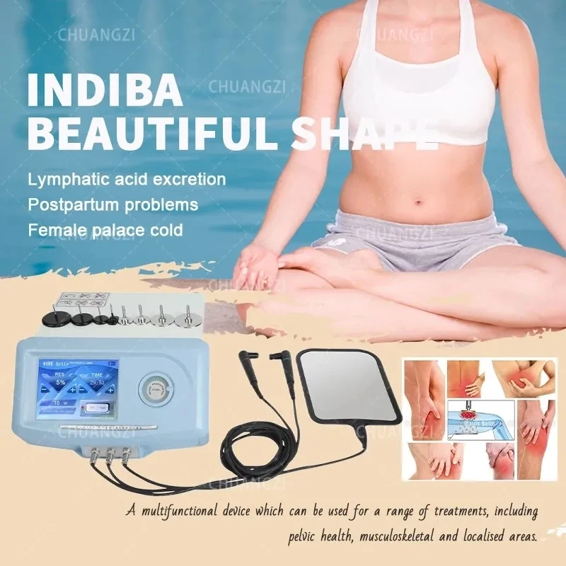 

2024 новая система ухода за телом Indiba 448k, Высококачественная машина Indiba для глубокого ухода за кожей лица, спа, аппарат для похудения тела