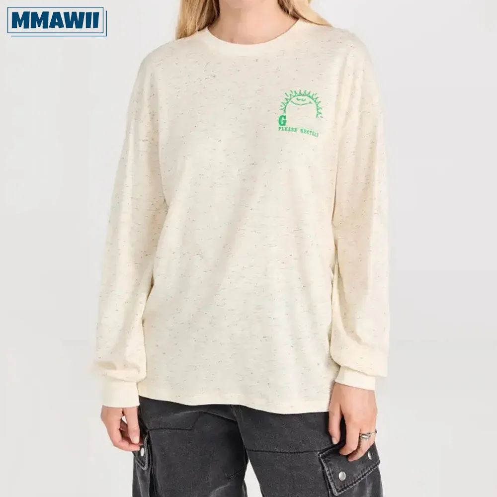 MMAWII Casual Letter Print Long Sleeve T-Shirt for Women 2023 New Loose Female Streetwear Clothing Tops
MMAWII Casual Letter Print Long Sleeve T-Shirt for Women 2023 New Loose Female Streetwear Clothing Tops