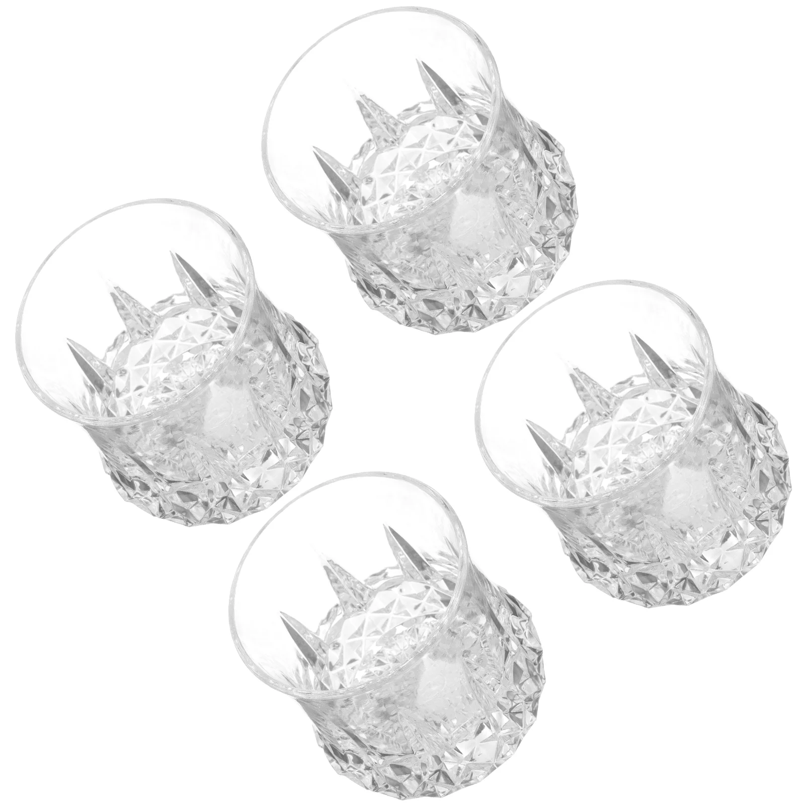 4PCS LED Flash Drinking Crystal Cups Pineapple Design Tumblers for Party Decor Bar
4PCS LED Flash Drinking Crystal Cups Pineapple Design Tumblers for Party Decor Bar