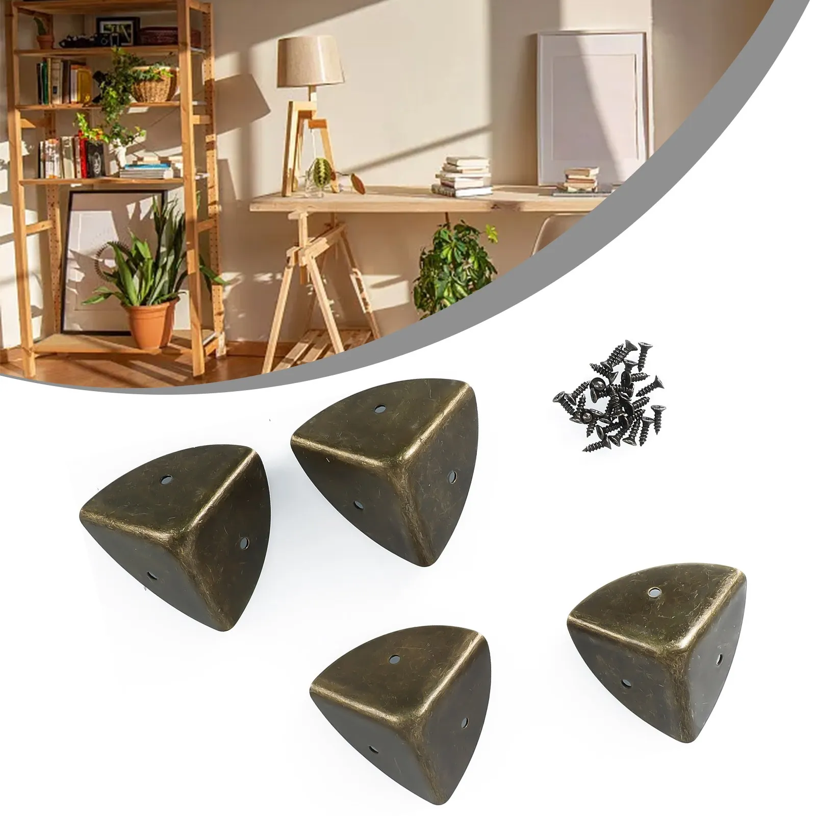 4pcs 40mm Bronze Case Metal Corner Angle Brace Protectors Box Wooden Case Edge Corner Protector Sturdy And Durable
4pcs 40mm Bronze Case Metal Corner Angle Brace Protectors Box Wooden Case Edge Corner Protector Sturdy And Durable