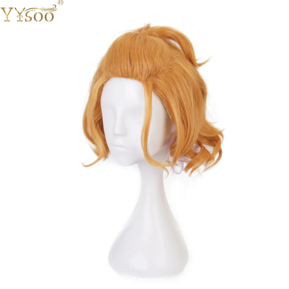 YYsoo Short Wavy Yellow Synthetic Hair Cosplay Wigs for Men Party Show Wig Boy's Wigs with Bangs Short Pontail Wig
YYsoo Short Wavy Yellow Synthetic Hair Cosplay Wigs for Men Party Show Wig Boy's Wigs with Bangs Short Pontail Wig