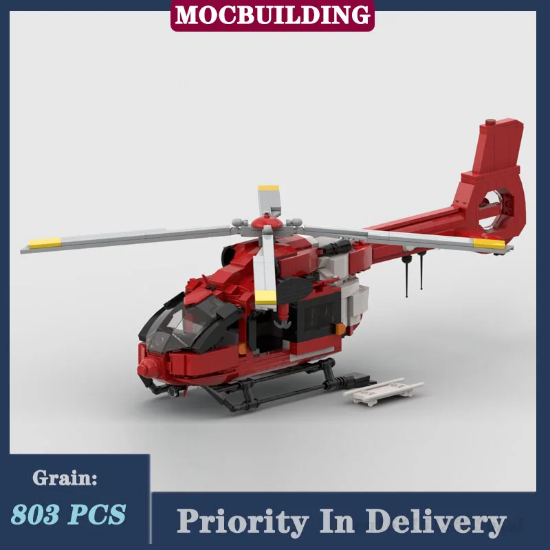 Модель городского больничного вертолета, строительный блок, сборка MOC, красный самолет, детская коллекция, серия игрушек, подарки
Модель городского больничного вертолета, строительный блок, сборка MOC, красный самолет, детская коллекция, серия игрушек, подарки