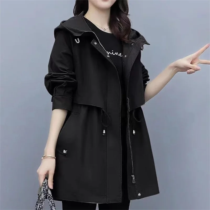 Harajuku Workwear Windbreaker Women's Clothing 2023 Spring Autumn New Loose Casual Hooded Long Trench Coat Female Tops AC737
Harajuku Workwear Windbreaker Women's Clothing 2023 Spring Autumn New Loose Casual Hooded Long Trench Coat Female Tops AC737