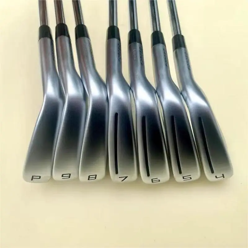 

7pcs Men's Golf Club Iron Rod P770, Long Forged Hollow Design, New 4-9P Set, Higher Capacity Half Blade Back 770 new golf