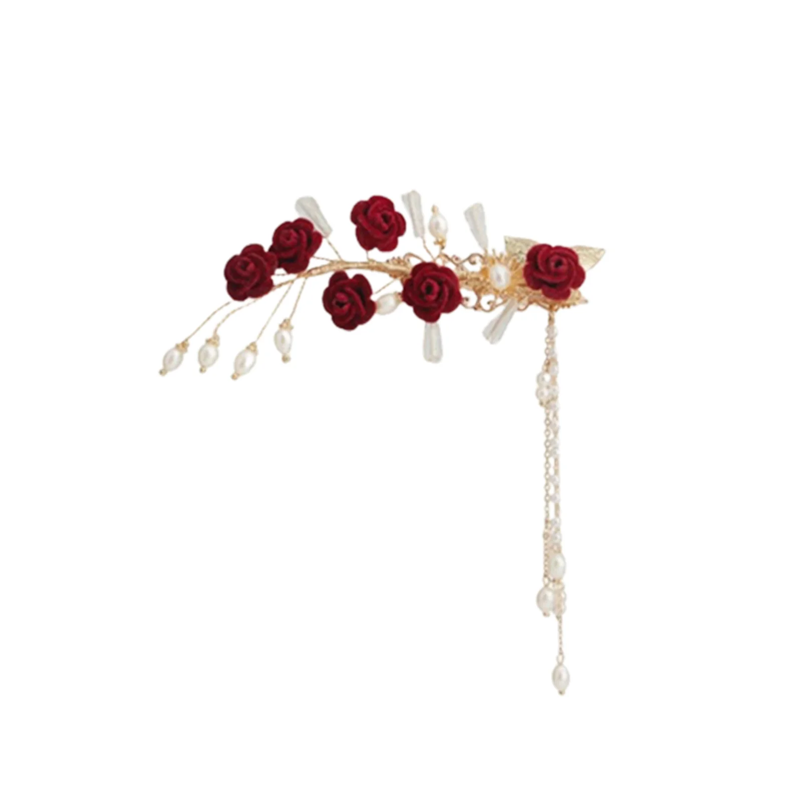 Girls Side Clips Hairpin with Tassel Stable Grip Handmade Pearls Tassels Headpiece for Birthday Stage Party Show Decoration
Girls Side Clips Hairpin with Tassel Stable Grip Handmade Pearls Tassels Headpiece for Birthday Stage Party Show Decoration
