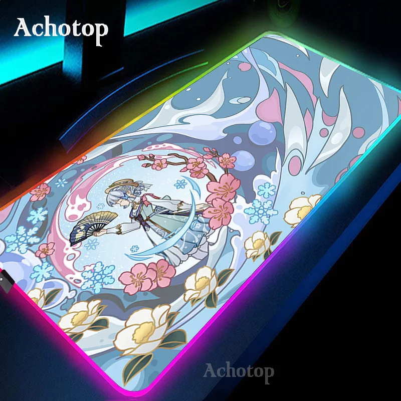 Genshin Impact Large RGB Mouse Pad Gaming Mousepad LED Mouse Mat Gamer Mousemats Table Pads Desk Mat RGB Keyboard Mat XXL 90x40
Genshin Impact Large RGB Mouse Pad Gaming Mousepad LED Mouse Mat Gamer Mousemats Table Pads Desk Mat RGB Keyboard Mat XXL 90x40