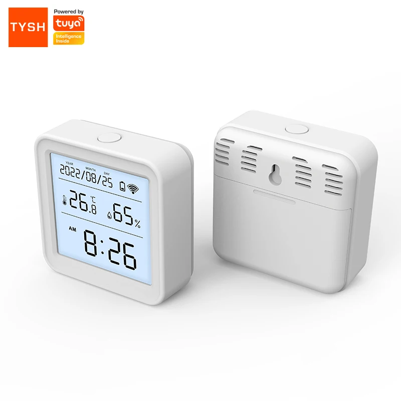 

TYSH Tuya WiFi LCD Digital Thermostat Temperature Humidity Meter Sensor Temp Gauge Temperature Thermometer hygrometer