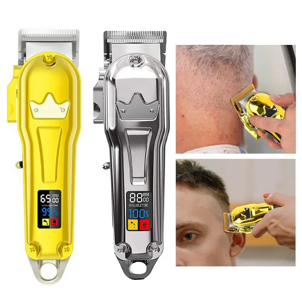 Hair Trimmer USB Rechargeable Durable Beard Hair Cutting Grooming Kit with Full Metal Hair Clippers Hair Clippers Set
Hair Trimmer USB Rechargeable Durable Beard Hair Cutting Grooming Kit with Full Metal Hair Clippers Hair Clippers Set