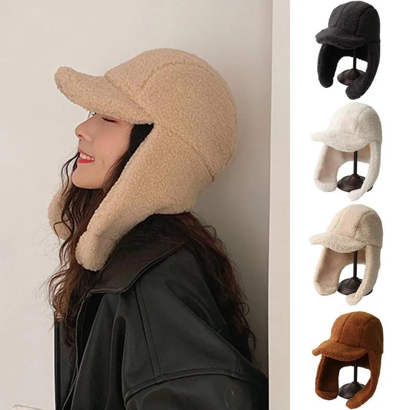 Winter Warm Bomber Hats Earflap Russian Hat For Women Ear Flap Winter Plush Hat Windproof Cycling Skiing Keep Warm Caps
Winter Warm Bomber Hats Earflap Russian Hat For Women Ear Flap Winter Plush Hat Windproof Cycling Skiing Keep Warm Caps