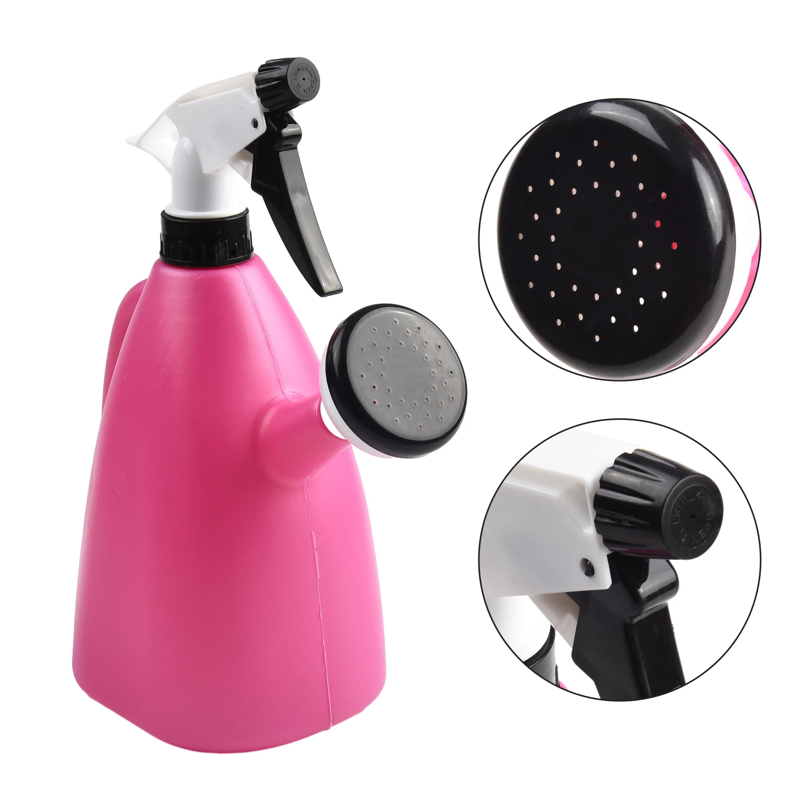 Small Plastic Watering Can With Spray Bottle Attachment For Indoor & Outdoor Use Household Nozzle Portable Tool Watering Plants
Small Plastic Watering Can With Spray Bottle Attachment For Indoor & Outdoor Use Household Nozzle Portable Tool Watering Plants