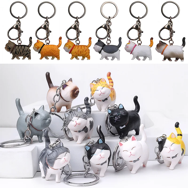 Cute Cartoon Kitten Keychain Lovely Charming Car Bag Pendant Hanging Key Chains Men Creative Keyrings Couple Gift Accessories
Cute Cartoon Kitten Keychain Lovely Charming Car Bag Pendant Hanging Key Chains Men Creative Keyrings Couple Gift Accessories