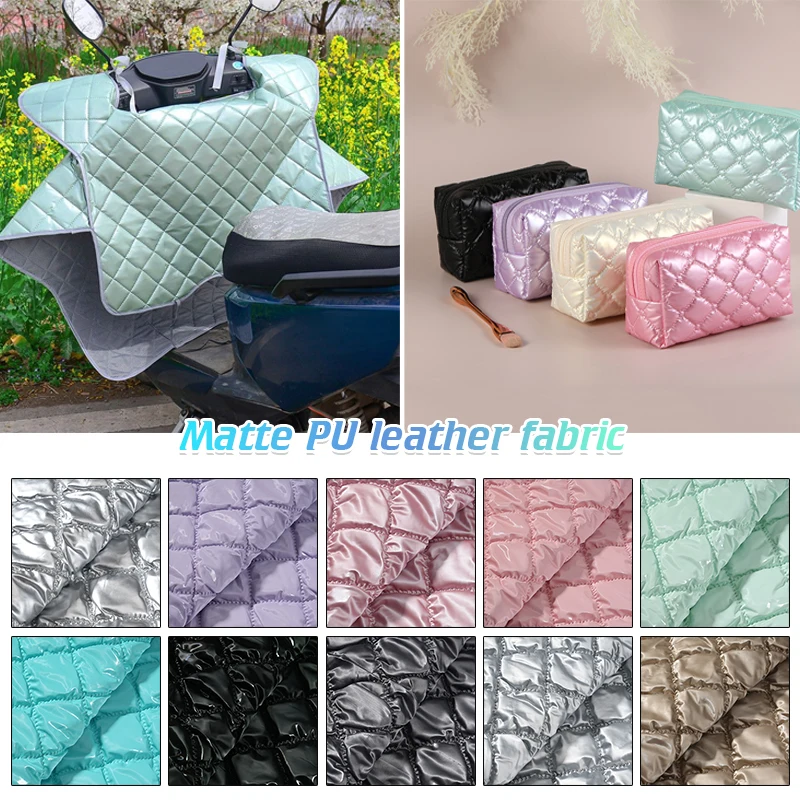 Thicken PU Leather Ultrasonic Embossing Fabric Cotton Composite Quilted Fabric For Diy Sewing Clothes Luggage Upholstery
Thicken PU Leather Ultrasonic Embossing Fabric Cotton Composite Quilted Fabric For Diy Sewing Clothes Luggage Upholstery
