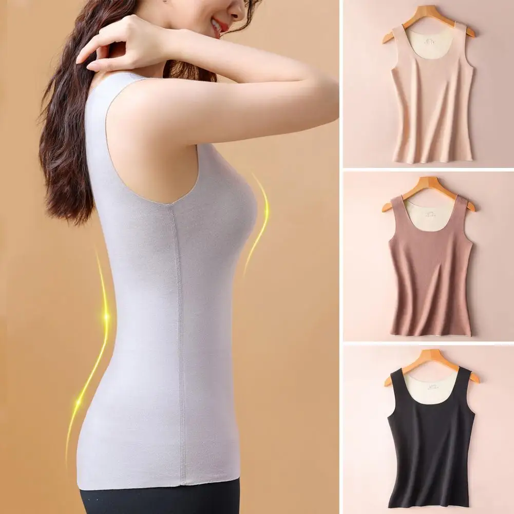 De Velvet Bottoming Tops Bottoming Vest Thermal Vest for Women Autumn-winter De Velvet Size Tank Top Solid Color Warm Underwear
De Velvet Bottoming Tops Bottoming Vest Thermal Vest for Women Autumn-winter De Velvet Size Tank Top Solid Color Warm Underwear