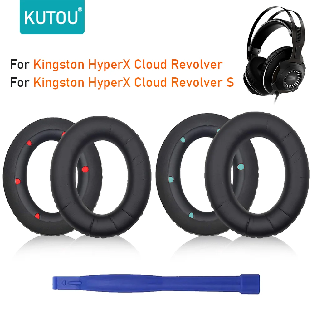 KUTOU Ear Pads Cushion For Kingston HyperX Cloud Revolver S Headphones Replacement Earpads Ear Cover Repair Parts Accessories
KUTOU Ear Pads Cushion For Kingston HyperX Cloud Revolver S Headphones Replacement Earpads Ear Cover Repair Parts Accessories