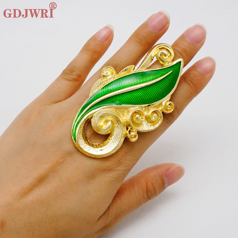 Fashion Resizable Big Green Crystal Irregular Ring For Women African Jewelry Ethiopian Gold Color Bigger Copper Exaggerated Ring
Fashion Resizable Big Green Crystal Irregular Ring For Women African Jewelry Ethiopian Gold Color Bigger Copper Exaggerated Ring