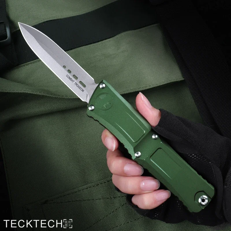 

The GEN III COMBAT TROODON KNIVES Gen 3 MICRO OTF TECH Military Tactical Pocket Knife M390 Blade CNC T6 EDC Self Defense Knife