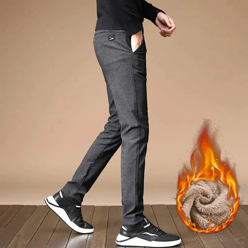 2023 Men Autumn Winter New Fashion Casual Velvet Pants Men's Thicken Warm Loose Trousers Male Solid Color Straight L86
2023 Men Autumn Winter New Fashion Casual Velvet Pants Men's Thicken Warm Loose Trousers Male Solid Color Straight L86