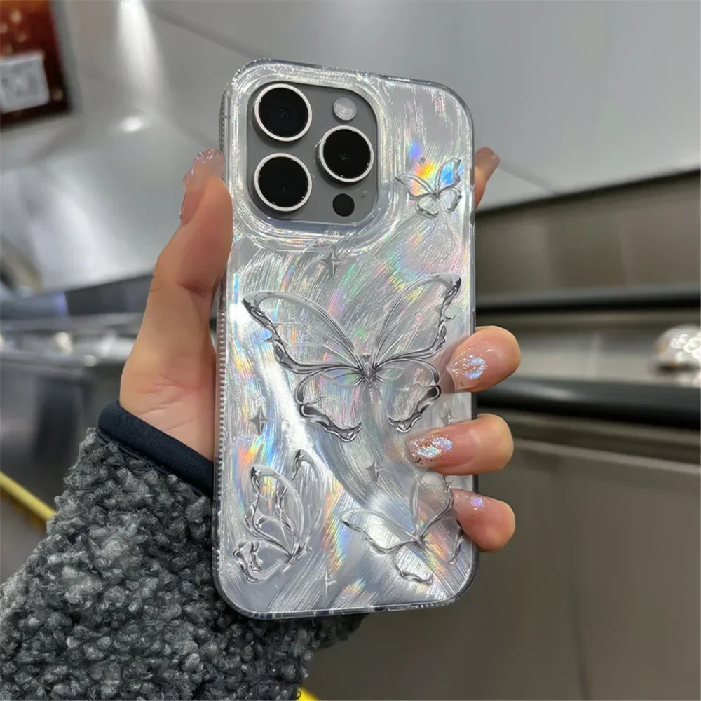 Fashion Glitter Starry Butterfly Feather Gradient Case For iPhone 15 Pro Max 14 13 11 12Pro Max Shockproof Protective Back Cover
Fashion Glitter Starry Butterfly Feather Gradient Case For iPhone 15 Pro Max 14 13 11 12Pro Max Shockproof Protective Back Cover