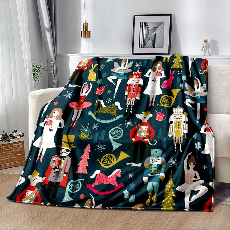 Cartoon Nutcracker Christmas Tree Soft Plush Blanket,Flannel Blanket Throw Blanket for Living Room Bedroom Bed Sofa Picnic Kids
Cartoon Nutcracker Christmas Tree Soft Plush Blanket,Flannel Blanket Throw Blanket for Living Room Bedroom Bed Sofa Picnic Kids