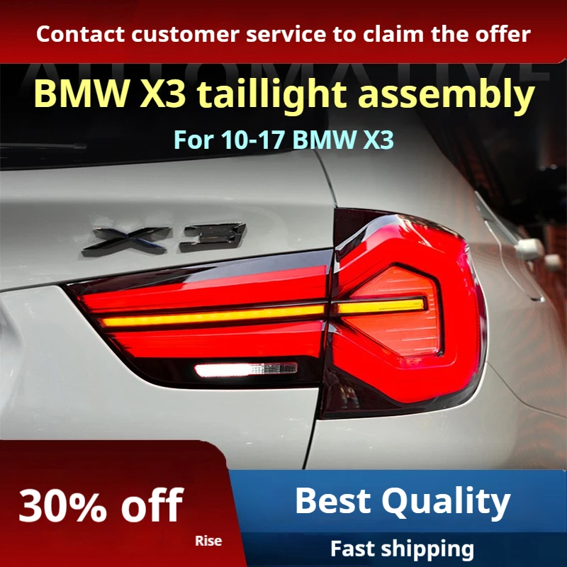 Автомобильные фары для 10-17 BMW X3, задний фонарь в сборе F25, модифицированный новый фонарь, ходовые огни, плавные поворотники
Автомобильные фары для 10-17 BMW X3, задний фонарь в сборе F25, модифицированный новый фонарь, ходовые огни, плавные поворотники