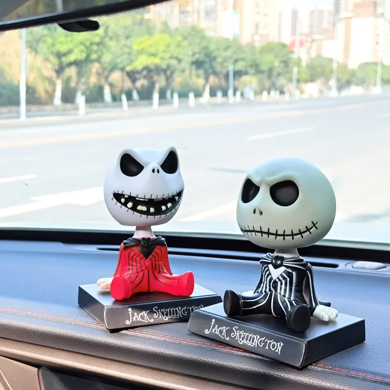 Disney The Nightmare Before Christmas 12CM Jack Bobble Head Doll Car Ornament PVC Action Figure Collectible GK Cartoon Model Toy
Disney The Nightmare Before Christmas 12CM Jack Bobble Head Doll Car Ornament PVC Action Figure Collectible GK Cartoon Model Toy