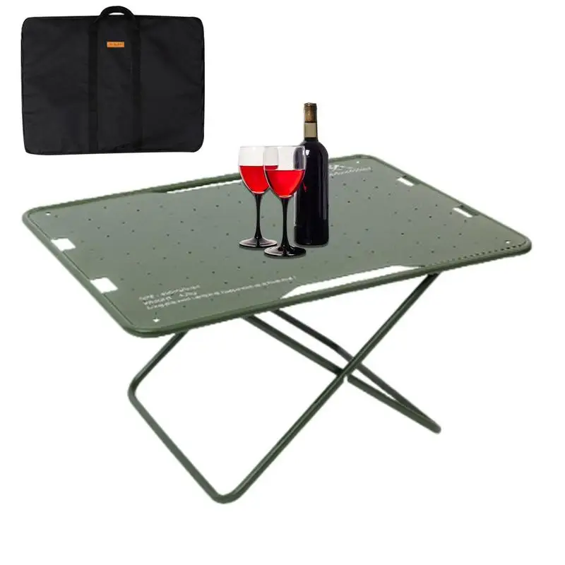 Folding Camping Table Foldable Camping Table With Tactics Racks Aluminum Folding Table With Strong Bearing Capacity For Cooking
Folding Camping Table Foldable Camping Table With Tactics Racks Aluminum Folding Table With Strong Bearing Capacity For Cooking
