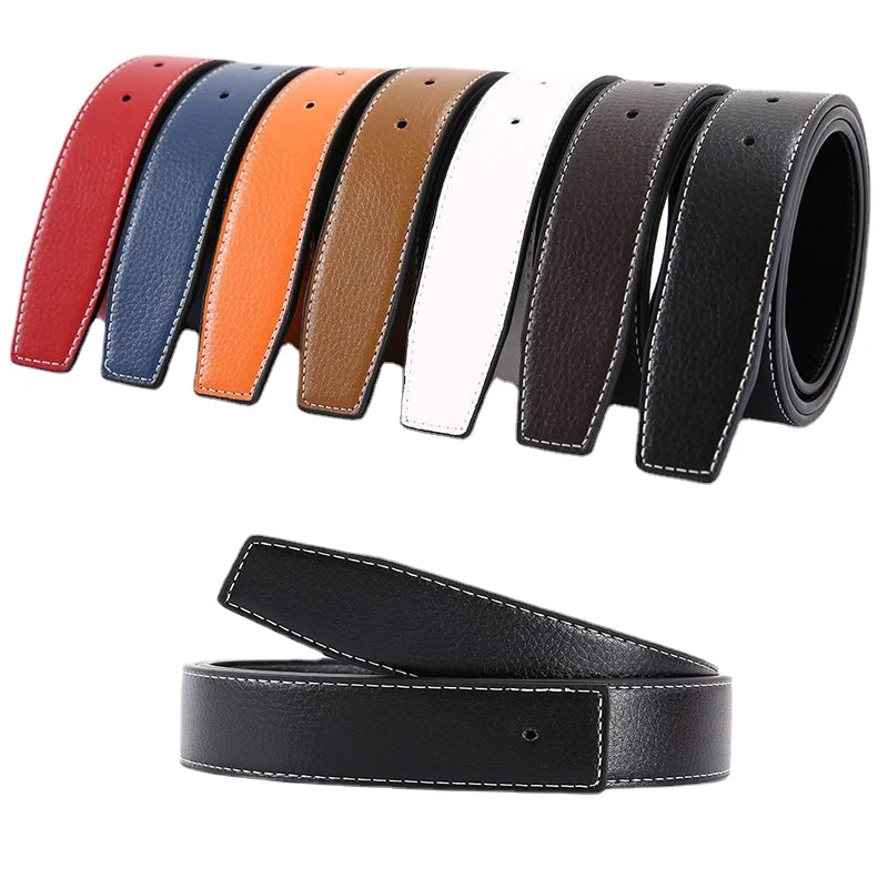 High Quality Man Women Leather Belts Without Buckle Adjustable Fashion Simple Trend Waistband Belt Ladies Brand Design for H
High Quality Man Women Leather Belts Without Buckle Adjustable Fashion Simple Trend Waistband Belt Ladies Brand Design for H