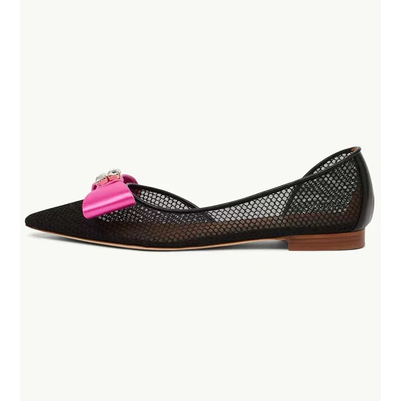 Charming Pointed Toe Pink Crystal Bowtie Embellished Slip-on Flats Women Sexy Cut-outs Shallow Casual Outdoor Shoes 2023 New Hot
Charming Pointed Toe Pink Crystal Bowtie Embellished Slip-on Flats Women Sexy Cut-outs Shallow Casual Outdoor Shoes 2023 New Hot