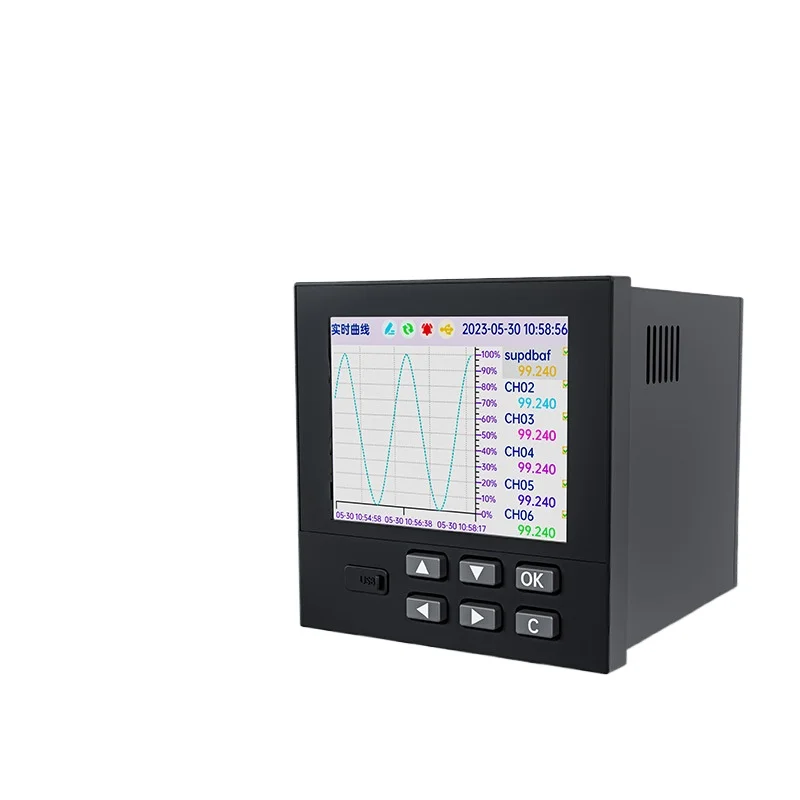 for Paperless Recorder Industrial-Grade Multi-Channel Temperature Inspection Three-Phase Current Multi-Channel Voltage
for Paperless Recorder Industrial-Grade Multi-Channel Temperature Inspection Three-Phase Current Multi-Channel Voltage