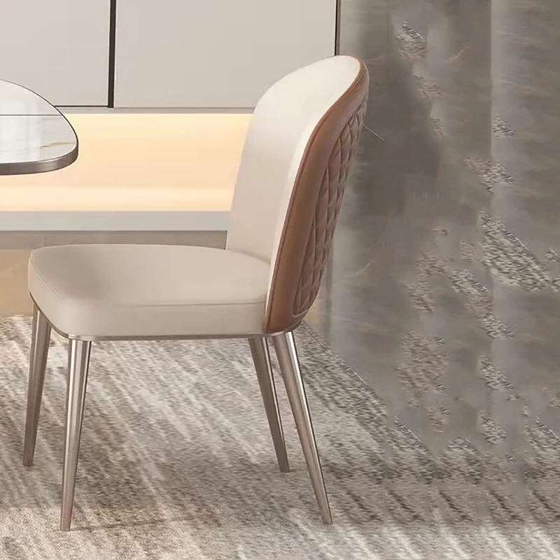 Upholstered Unique Dining Chairs Metal Leather Garden Pouf Chairs Outdoor Comfortable Chaises Salle Manger Cafe Furniture
Upholstered Unique Dining Chairs Metal Leather Garden Pouf Chairs Outdoor Comfortable Chaises Salle Manger Cafe Furniture