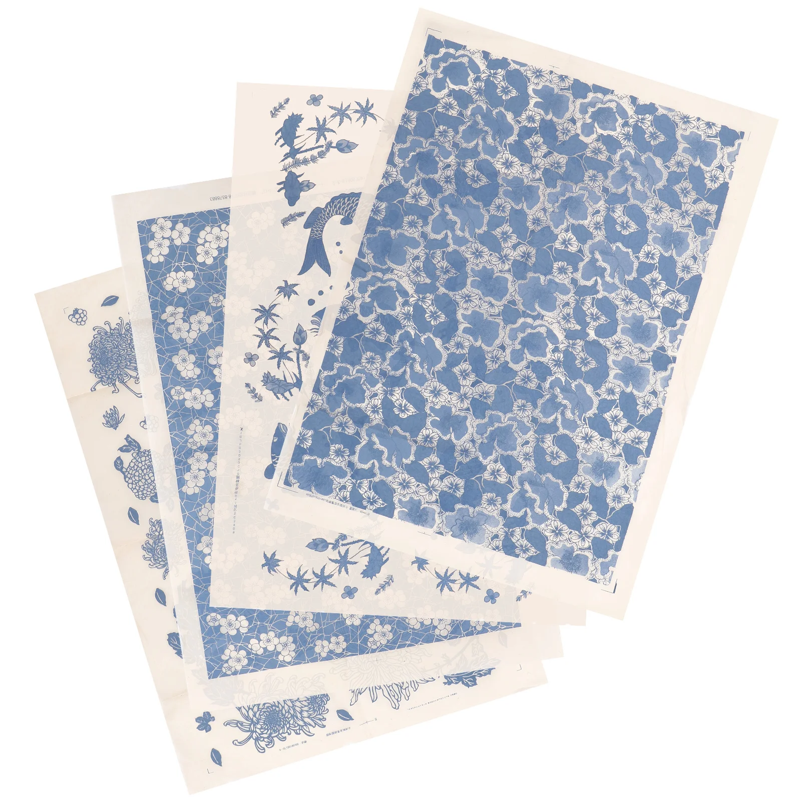 Ceramic Decals Pottery Ceramics Clay Transfer Paper Chinese Underglaze Potterying Flower Printing Blue Porcelain Sticker
Ceramic Decals Pottery Ceramics Clay Transfer Paper Chinese Underglaze Potterying Flower Printing Blue Porcelain Sticker