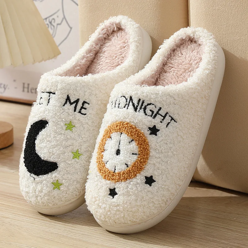 Furry Slippers Women Men Winter Home Slippers Comfortable Couple Bedroom Flat Cotton Slides Non-slip Indoor Floor Shoes Warm
Furry Slippers Women Men Winter Home Slippers Comfortable Couple Bedroom Flat Cotton Slides Non-slip Indoor Floor Shoes Warm