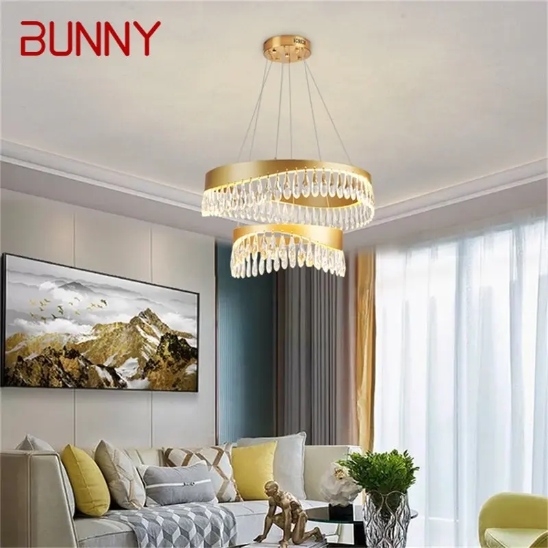 BUNNY Chandelier Pendant Lamp Postmodern Gold Luxury Home LED Light Fixture for Living Dining Room
BUNNY Chandelier Pendant Lamp Postmodern Gold Luxury Home LED Light Fixture for Living Dining Room