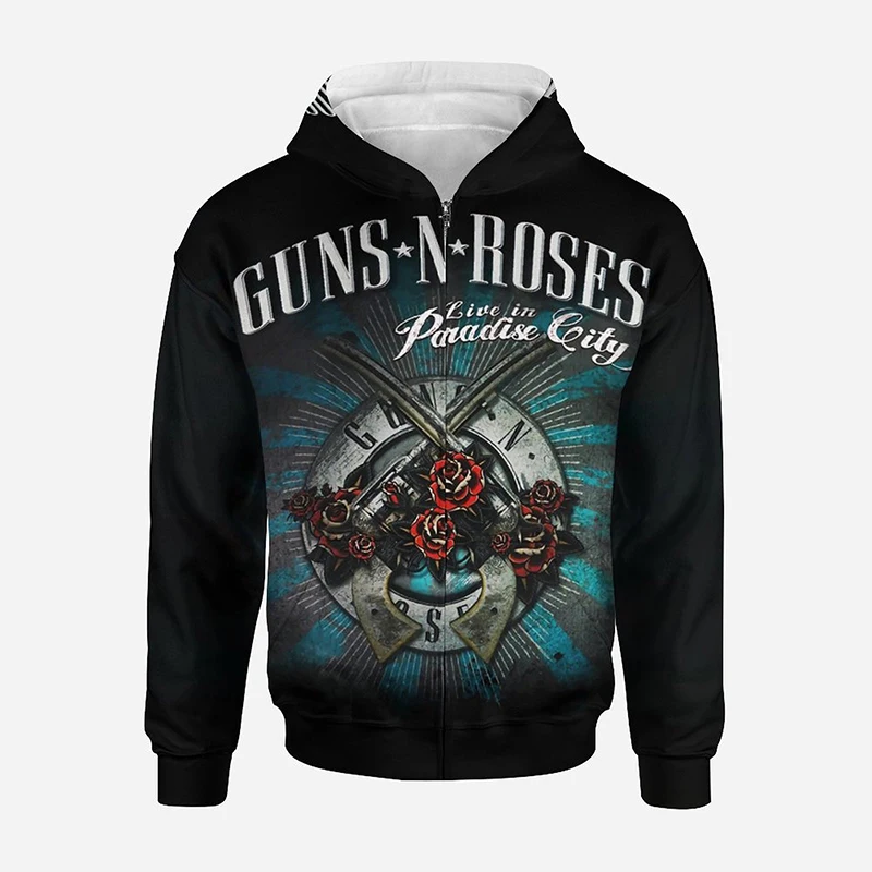 Guns N Roses 3D Print Autumn New Full Zip Hoodie Hip Hop Hooded Men Women Children Fashion Cool Harajuku Zipper Sweatshirt
Guns N Roses 3D Print Autumn New Full Zip Hoodie Hip Hop Hooded Men Women Children Fashion Cool Harajuku Zipper Sweatshirt