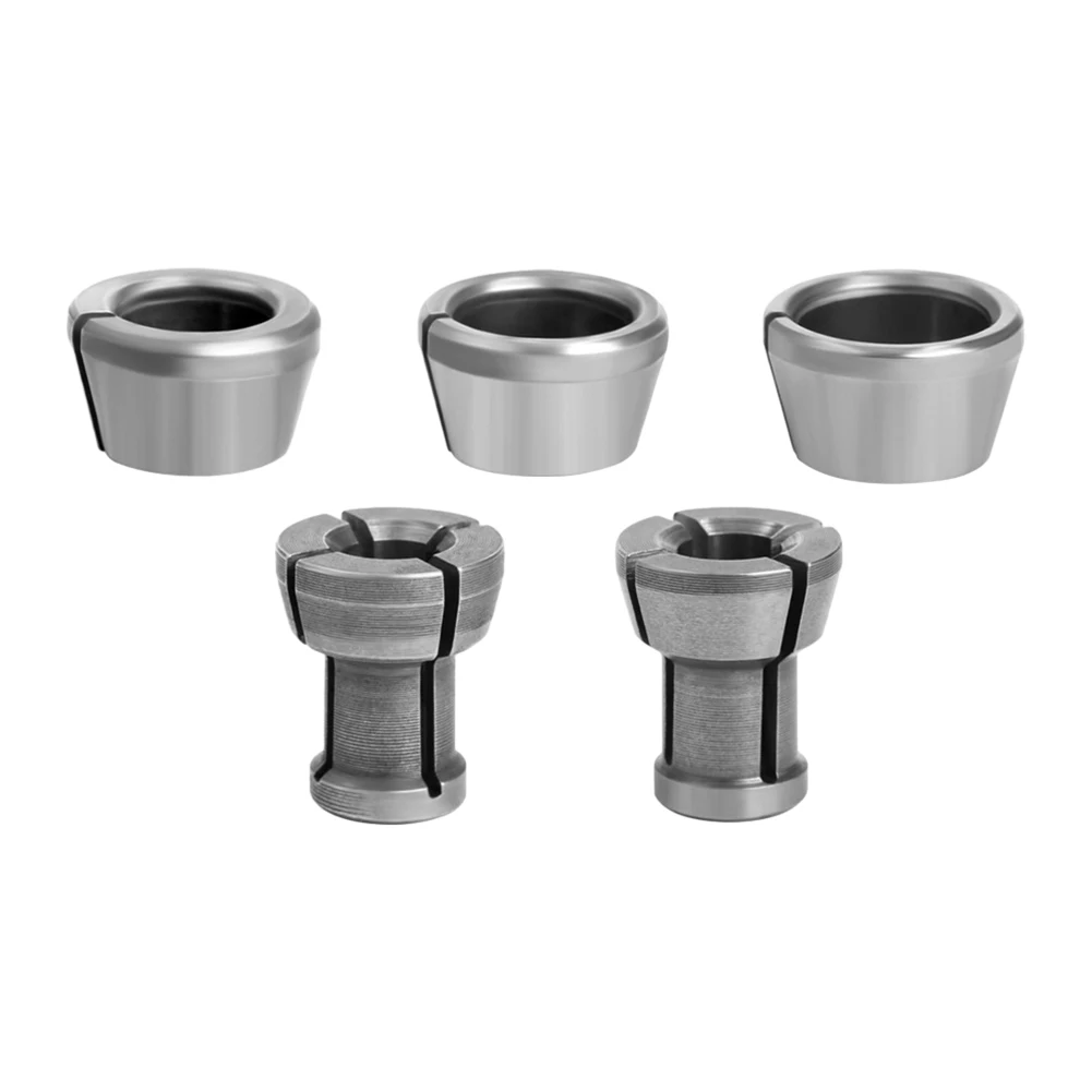 2PCS Collet Chuck Adapter For Engraving Trimming Machine, Wood Router Electric Router Bit 6/6.35/8/9.5/10mm Woodworking Tool
2PCS Collet Chuck Adapter For Engraving Trimming Machine, Wood Router Electric Router Bit 6/6.35/8/9.5/10mm Woodworking Tool
