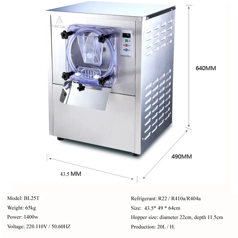 PBOBP 220V Small Ice Cream Machine Tricolor Ice Cream Maker Commercial Stainless Steel Desktop Sweet Cone Freezing Equipment
PBOBP 220V Small Ice Cream Machine Tricolor Ice Cream Maker Commercial Stainless Steel Desktop Sweet Cone Freezing Equipment