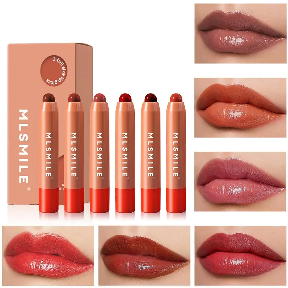 

6 Colors Matte Lipstick Pen Long Lasting Waterproof Pigmented High Shine Waterproof Balm Velvet Moisture Sexy Makeu Lip Lip N4Q9