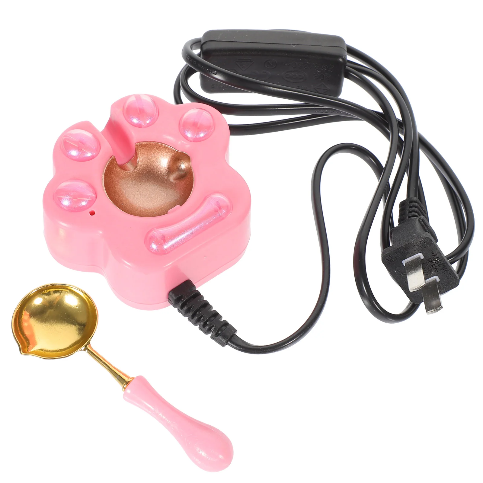1 Set of Wax Seal Warmer with Spoon Cat Claw Wax Seal Warmer Kit Melting Wax Seal Warmer Set
1 Set of Wax Seal Warmer with Spoon Cat Claw Wax Seal Warmer Kit Melting Wax Seal Warmer Set