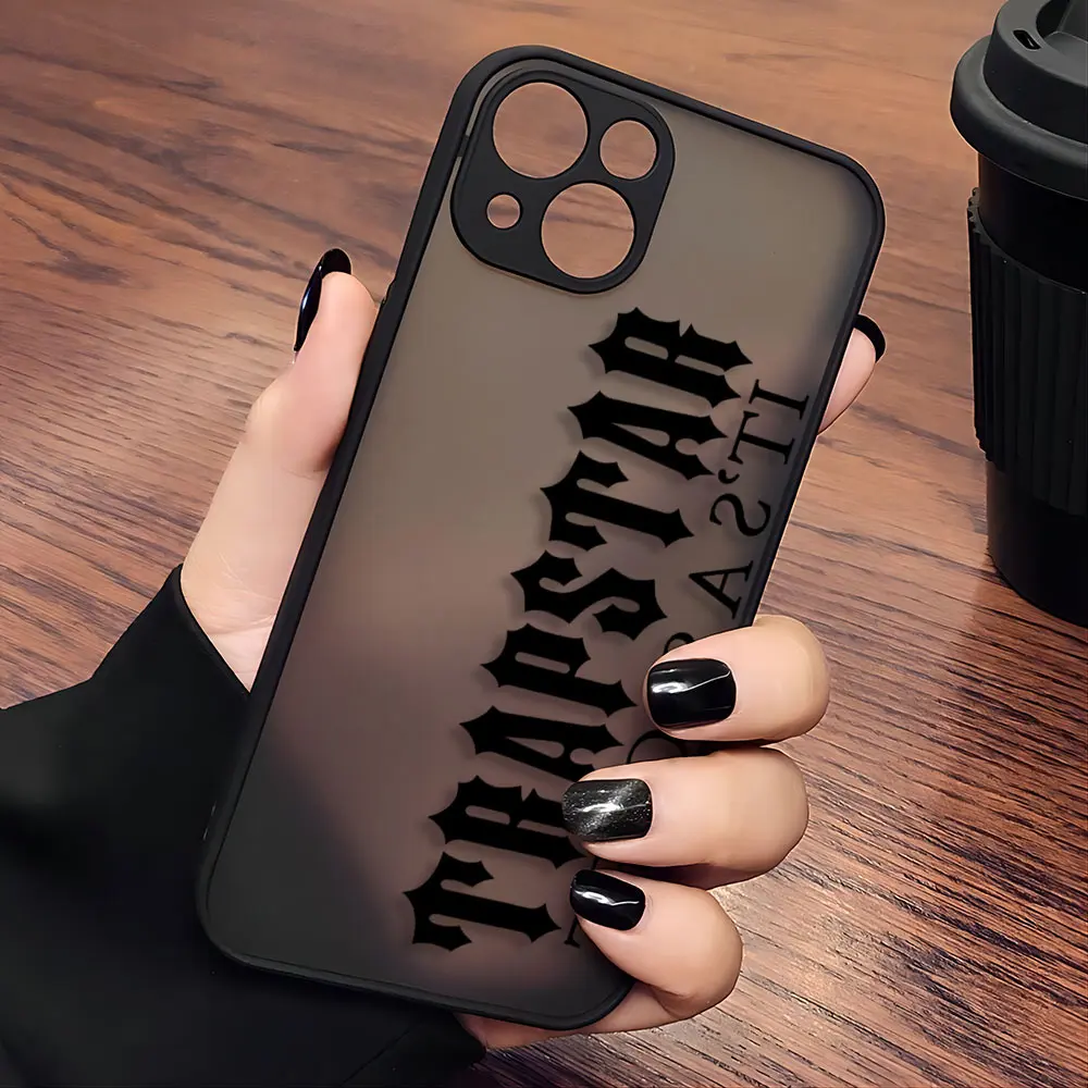 Fashion letter Phone Case For T-Trapstars iPhone 15 14 13 12 11 Mini Pro Max X XR XSMax 7 8 Plus Matte Transparent Back Cover
Fashion letter Phone Case For T-Trapstars iPhone 15 14 13 12 11 Mini Pro Max X XR XSMax 7 8 Plus Matte Transparent Back Cover
