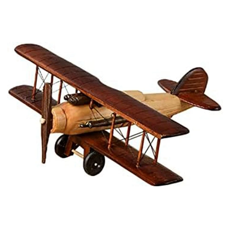 Retro Aircraft Handicraf Wooden Airplane Model,Vintage Biplane Model Desktop Decoration Photo Props Souvenir Collectible Durable
Retro Aircraft Handicraf Wooden Airplane Model,Vintage Biplane Model Desktop Decoration Photo Props Souvenir Collectible Durable