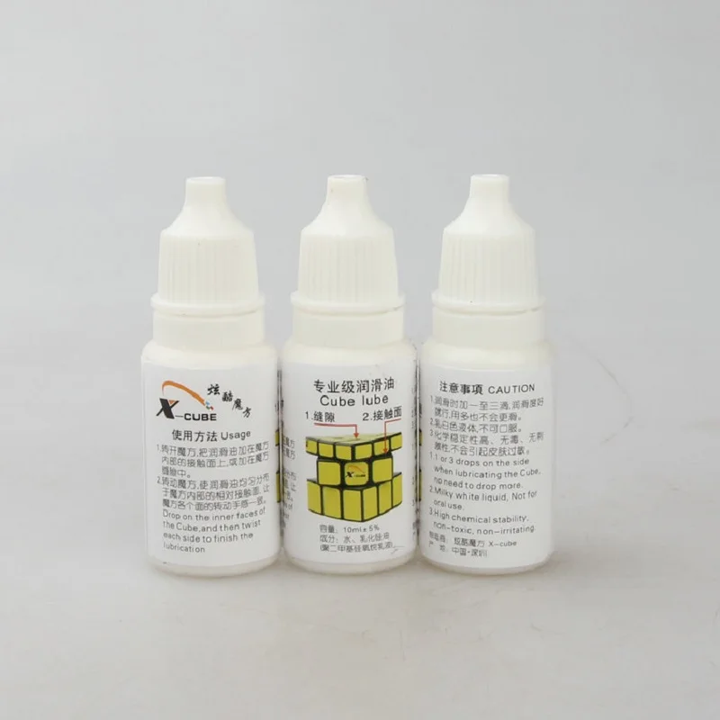 WSJJ Store】X-lube Cube Oil 10ml Lubricant Lube Oil for Speed Puzzle Cube  Best Silicone Lubricants Cube Related Toys