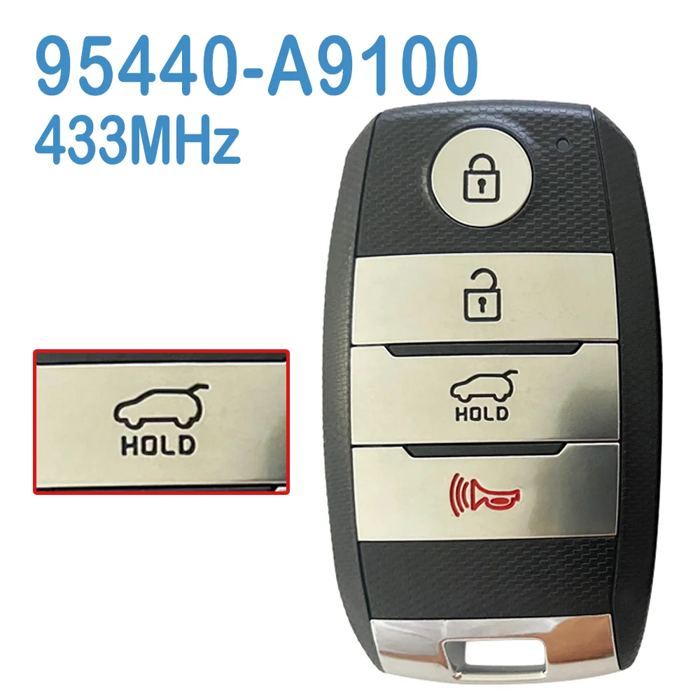 95440-A9100 автоматический умный пульт дистанционного управления SY5YPFGE04 3 + 1 кнопки (SUV) 433 МГц заменяемый автомобильный брелок для KIA Sedona 2015-2019
95440-A9100 автоматический умный пульт дистанционного управления SY5YPFGE04 3 + 1 кнопки (SUV) 433 МГц заменяемый автомобильный брелок для KIA Sedona 2015-2019