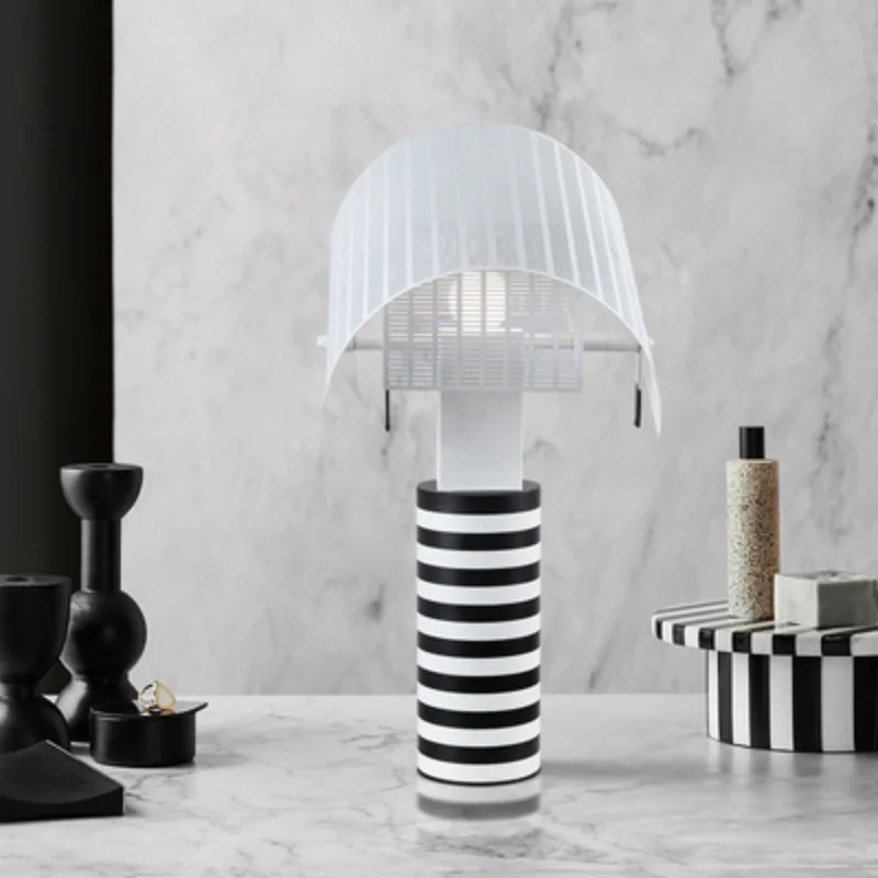 Black and White Korea Striped Creative Bedroom Bedside Table Lamps Nordic Living Study Exhibition Hall Model Room Floor Lamp
Black and White Korea Striped Creative Bedroom Bedside Table Lamps Nordic Living Study Exhibition Hall Model Room Floor Lamp