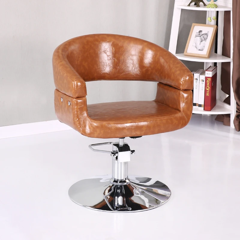 

Откидывающееся барное кресло для парикмахерской, косметология, простое кресло для салона, шампунь, игровое Silla Barberia, парикмахерское оборудование OK50LF